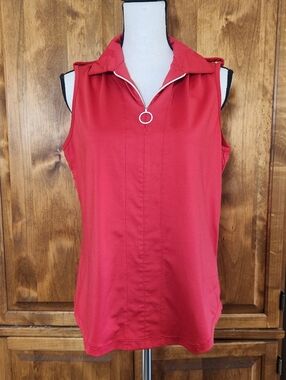 Swing Red Golf Top | L